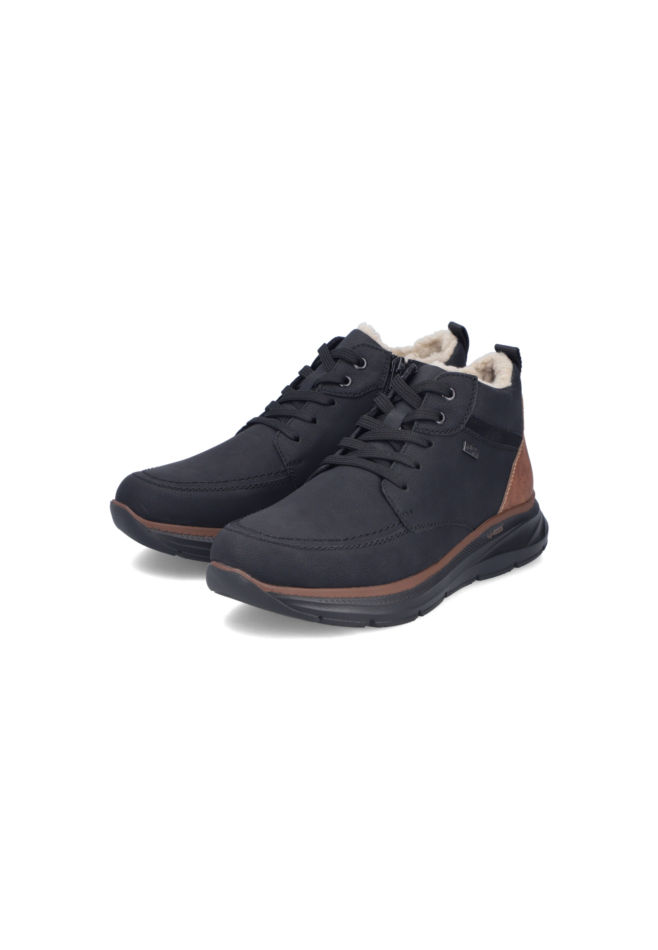 Rieker Schnürboots in Schwarz