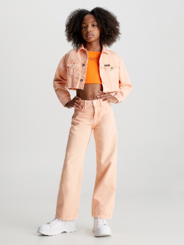 Calvin Klein Jeans Jacke in Orange