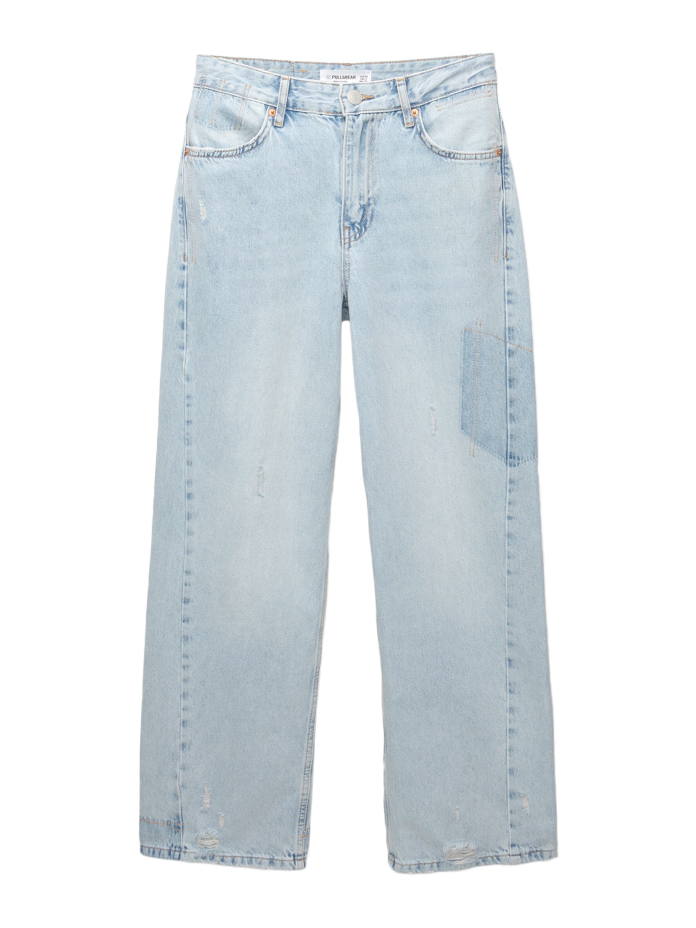 Pull&Bear Baggy Jeans i blå: forside