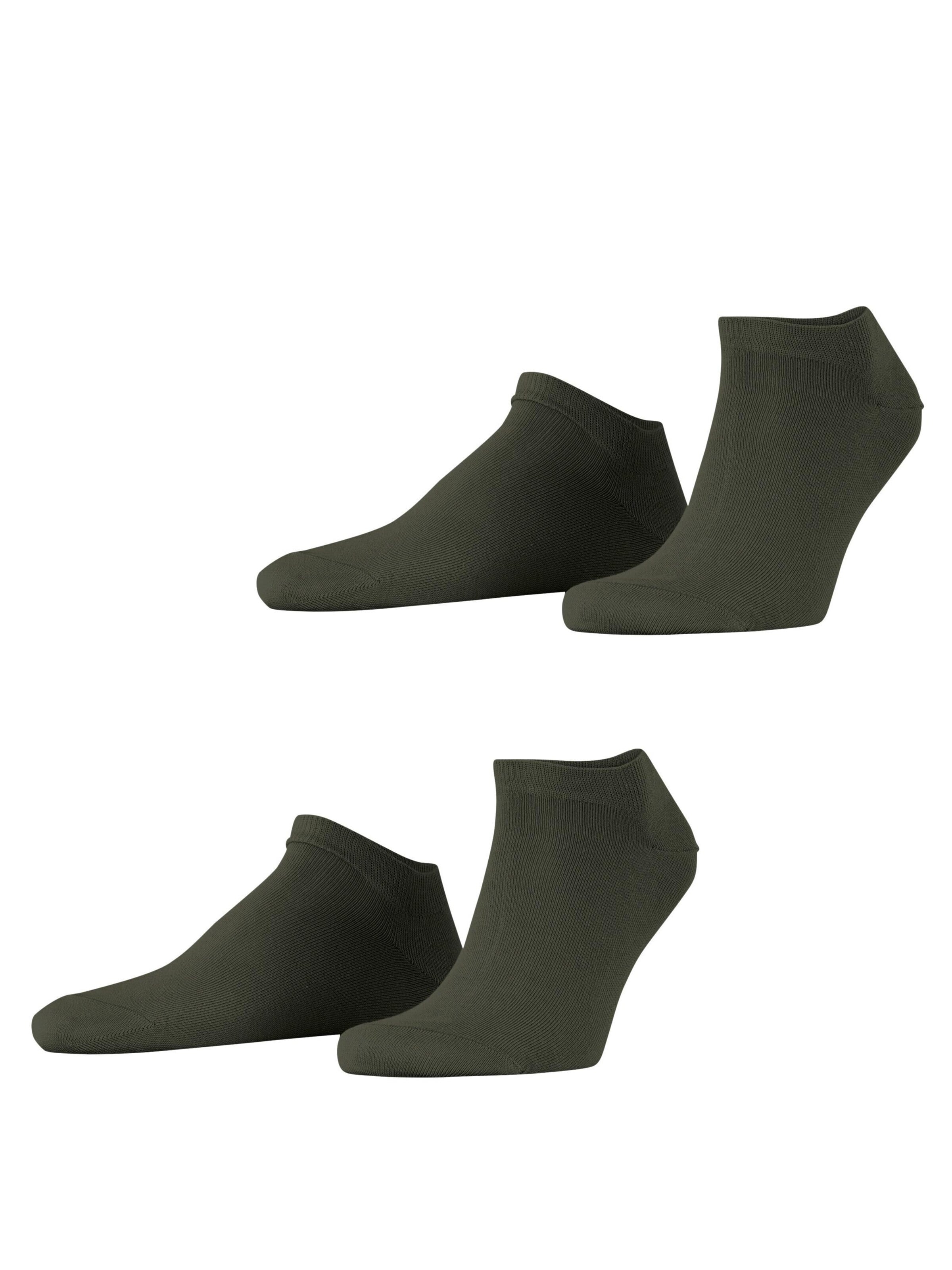 ESPRIT Füßlinge 'Basic Uni 2-Pack'‌‌‌‌‌‌‌ in Grün: Vorderseite
