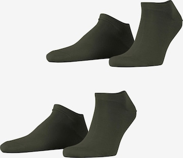 ESPRIT Füßlinge 'Basic Uni 2-Pack' in Grün: Vorderseite