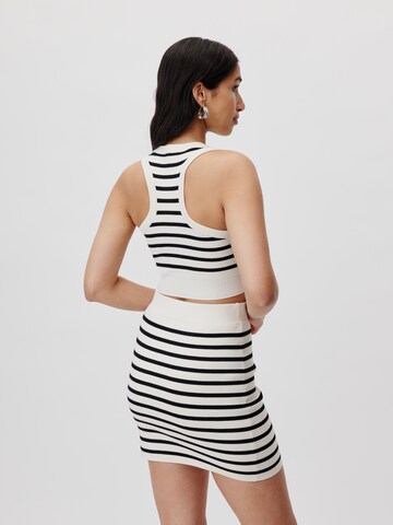 LeGer by Lena Gercke Πλεκτό τοπ 'Evie' σε λευκό
