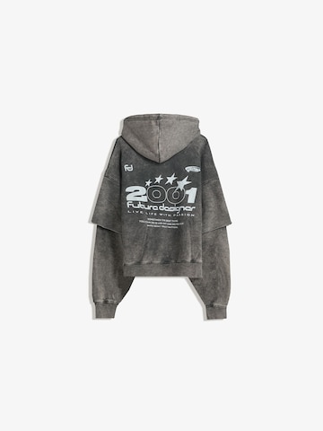 Bershka Collegepaita värissä harmaa