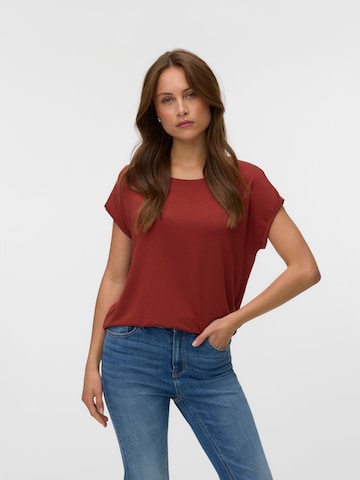 VERO MODA - Camiseta 'VMAva' en marrón: frente