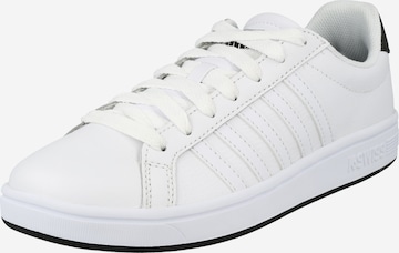 Sneaker low 'Court Tiebreak' de la K-SWISS pe alb: față