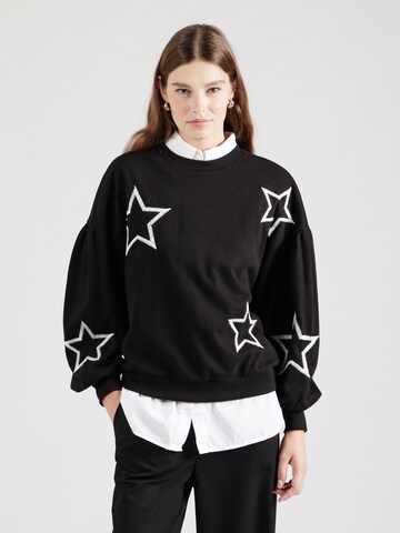 Felpa 'ONLBROOKE' di ONLY in nero: frontale