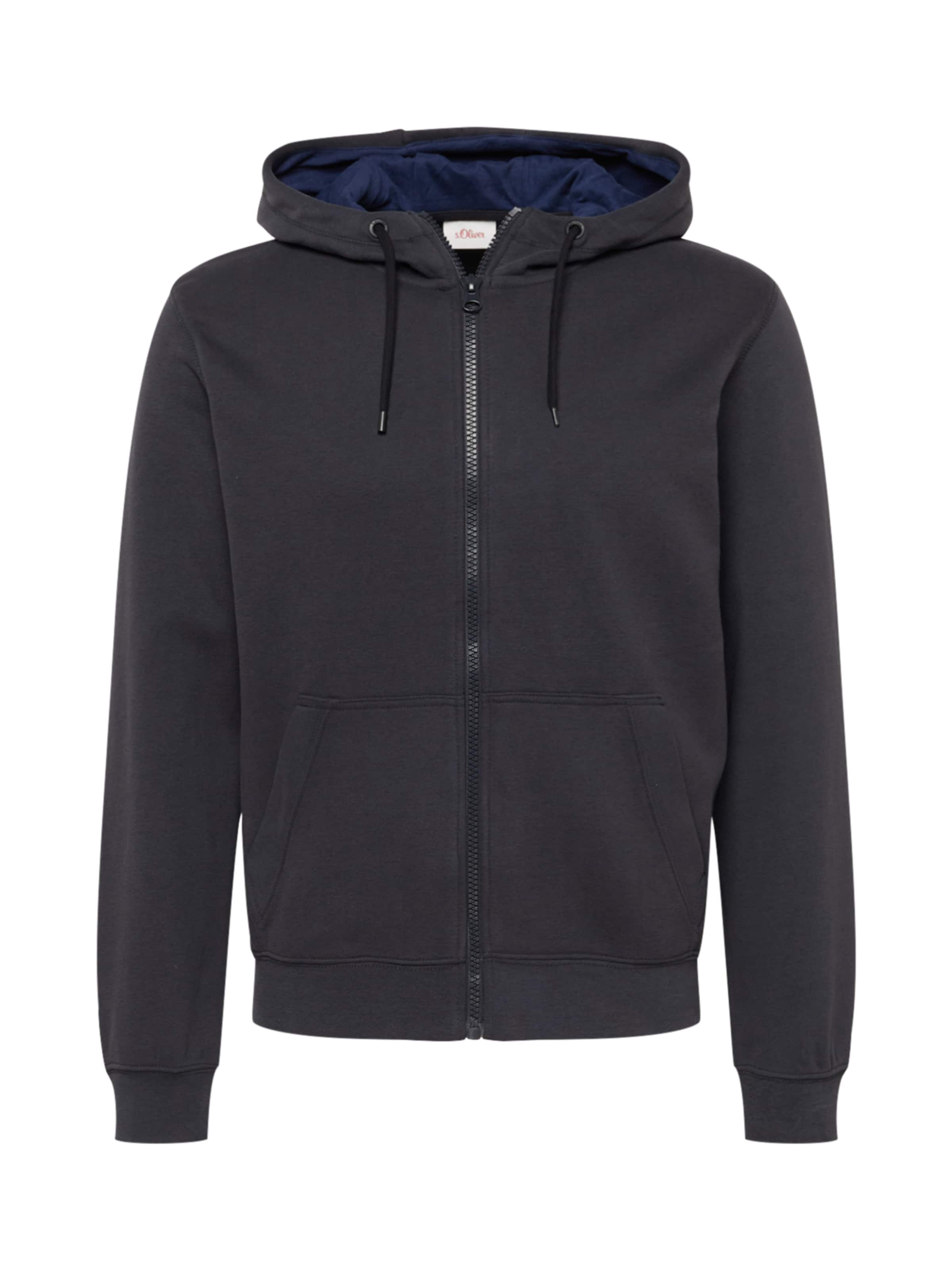 Veste de survêtement s.Oliver en bleu : devant