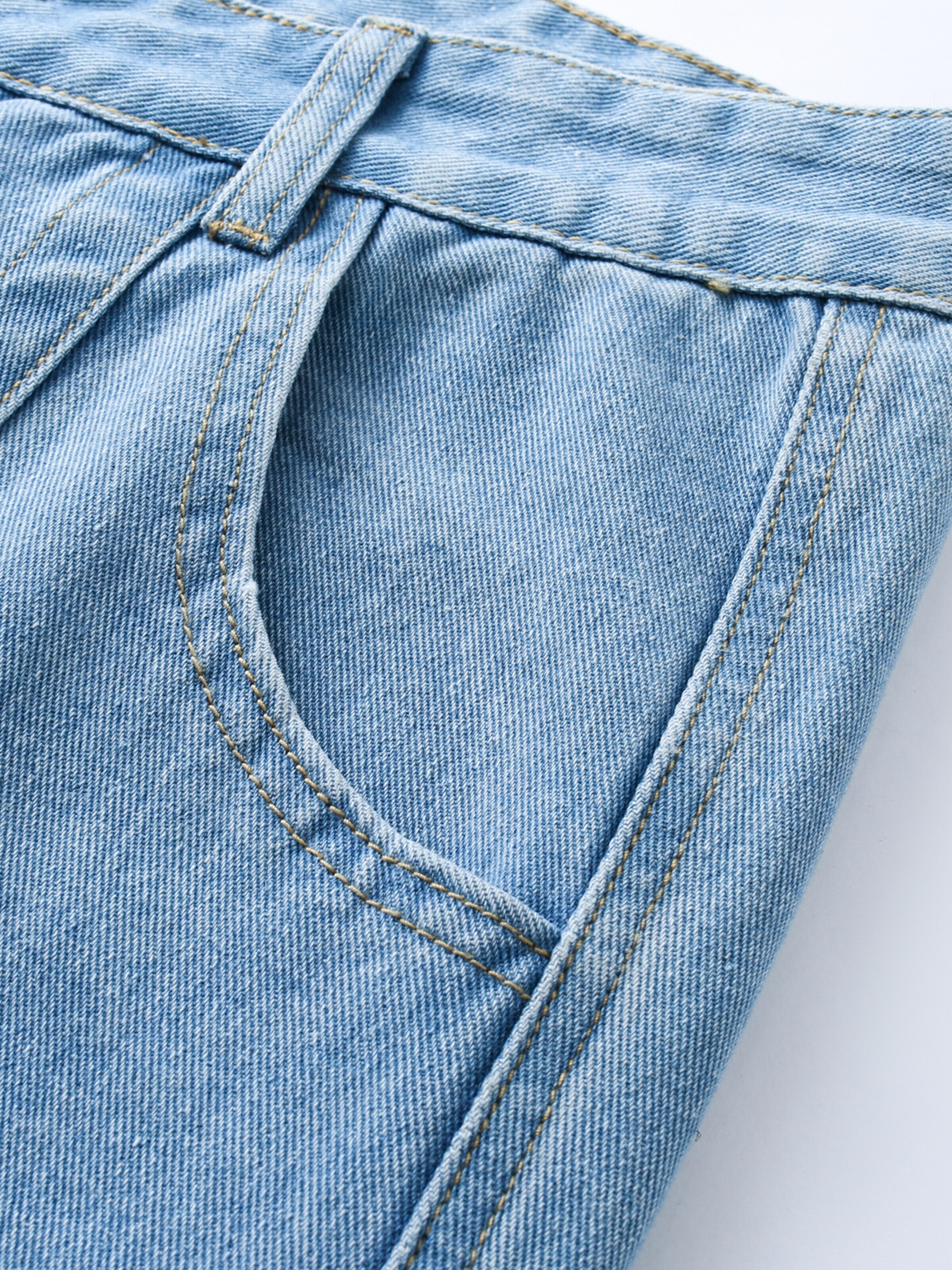 YOUTHUP Loosefit Cargojeans 'Weitbein'‌‌‌‌‌‌‌ in Blau