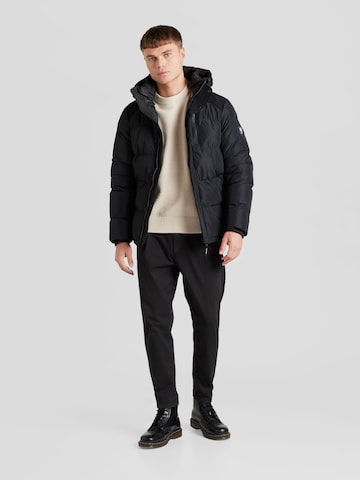 GARCIA Zimska jakna | črna barva