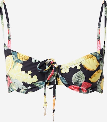 Seafolly Balconette Bikinitop in Zwart: voorkant