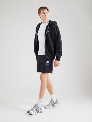 Nike Sportswear regular Παντελόνι σε μαύρο