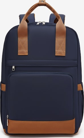 Kono Backpack in Blue: front