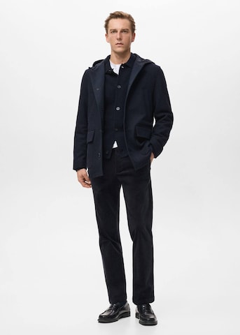 MANGO MAN Between-Seasons Coat 'Sancho' in Blue