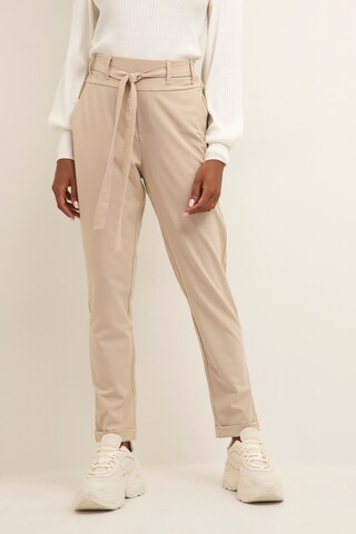 Tapered Pantaloni 'Jillian' di Kaffe in beige: frontale