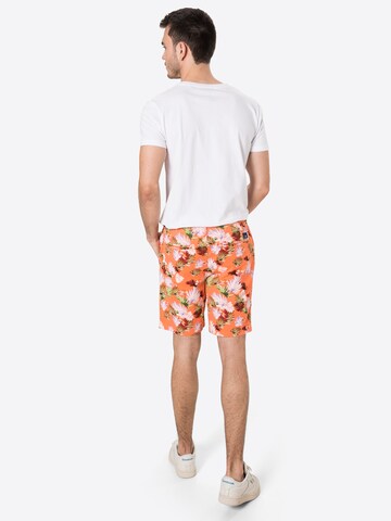 Superdry Normální Chino kalhoty – oranžová