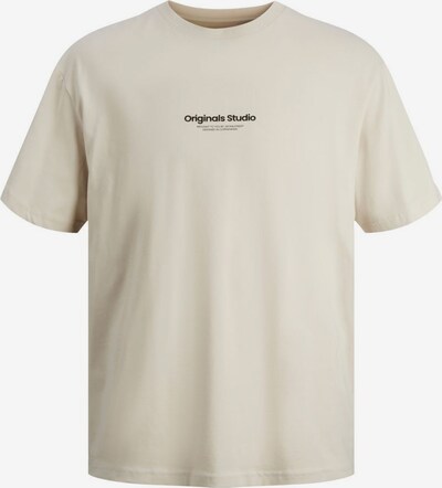 JACK & JONES T-Shirt 'Vesterbro' in beige / schwarz, Produktansicht