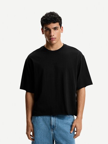 Bershka Tričko - Čierna: predná strana