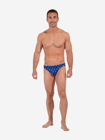 HOM Badehose ' Swim Micro Briefs Calcio ' in Blau