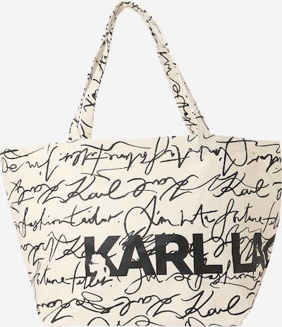 Karl Lagerfeld Ostoskassi 'Essential' värissä beige / musta, Tuotenäkymä