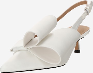 & Other Stories Lodičky s otvorenou pätou - Biela: predná strana