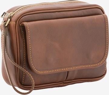 Pochette Viola Castellani en marron : devant