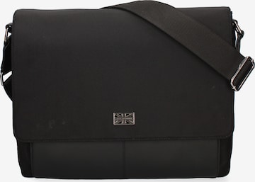 Borsa a tracolla di John Richmond in nero: frontale