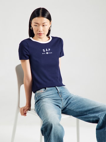 GAP Shirt in Blauw: voorkant