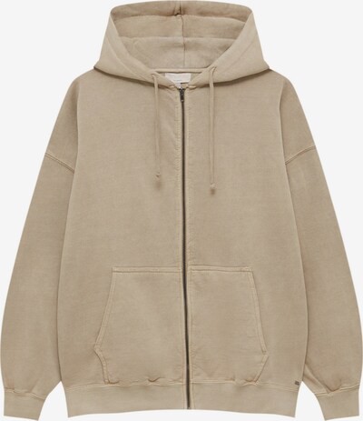 Pull&Bear Veste de survêtement en beige foncé, Vue avec produit