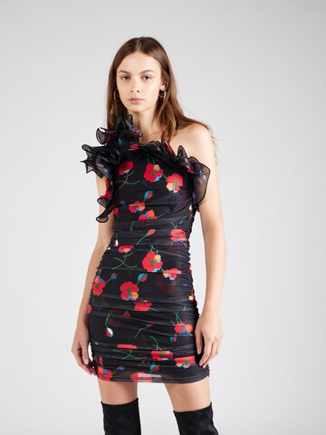 Robe de cocktail Nasty Gal en noir : devant