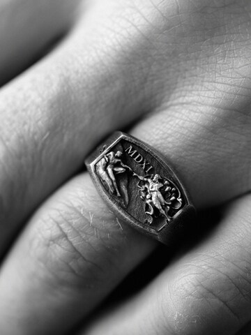 Bague 'THE CREATION OF ADAM - MICHELANDELO' REYTEL en argent