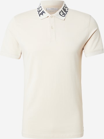 GUESS Majica 'NOLAN' | rjava barva: sprednja stran