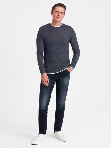 Ombre Pullover 'OM-SWSW-0103' in Blau