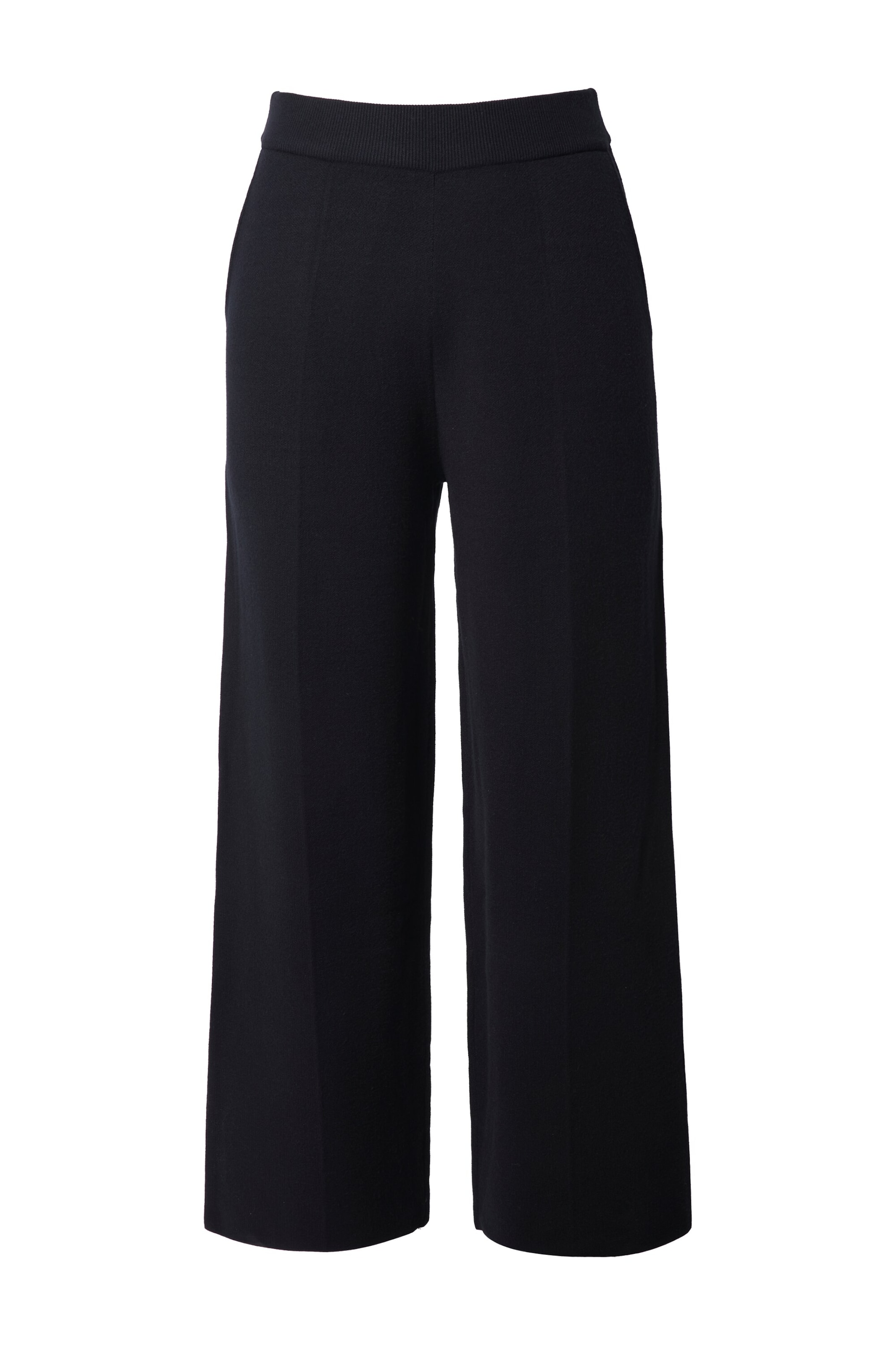 Ulla Popken Hose in Schwarz: Vorderseite