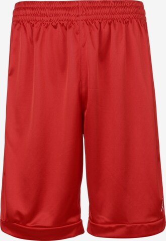 Pantaloni sportivi di Jordan in rosso: frontale