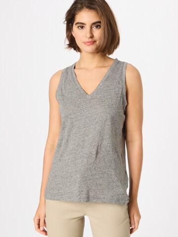 Top 'WHISPER SHOUT' di Madewell in grigio: frontale