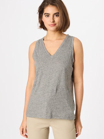 Madewell Top 'WHISPER SHOUT' in Grijs: voorkant