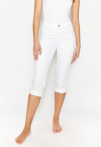 Angels Regular Jeans in Wit: voorkant