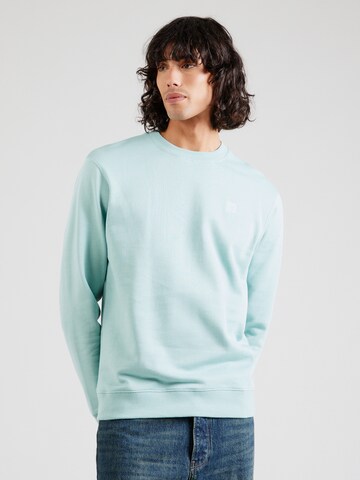 Sweat-shirt 'Essential' SCOTCH & SODA en bleu : devant