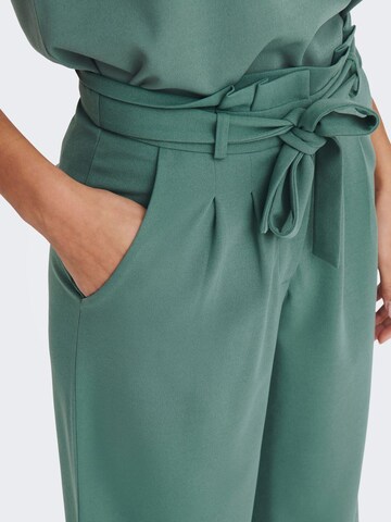 JDY Wide leg Pleat-Front Pants in Green