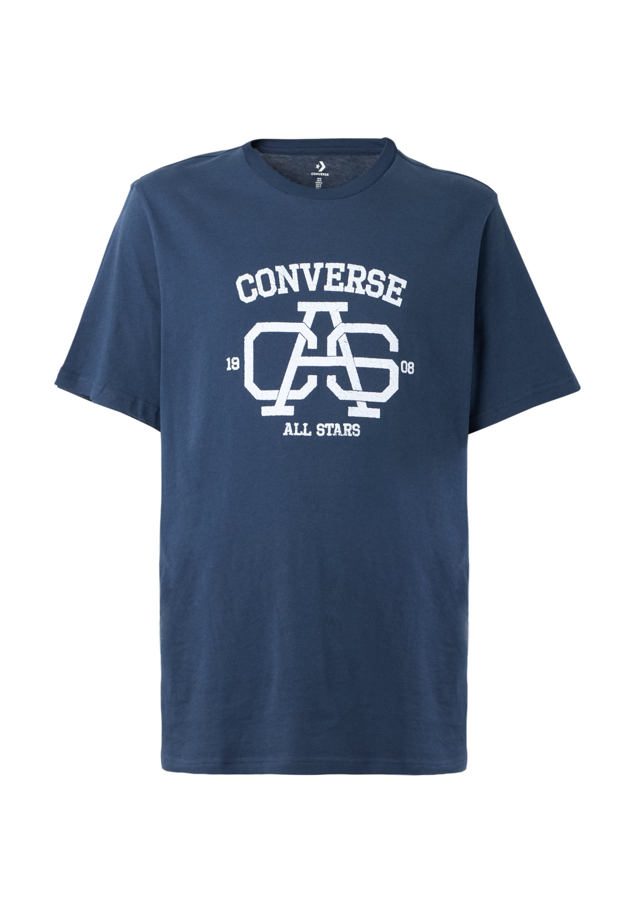 Tricou 'CAS VARSITY' de la CONVERSE pe albastru: față