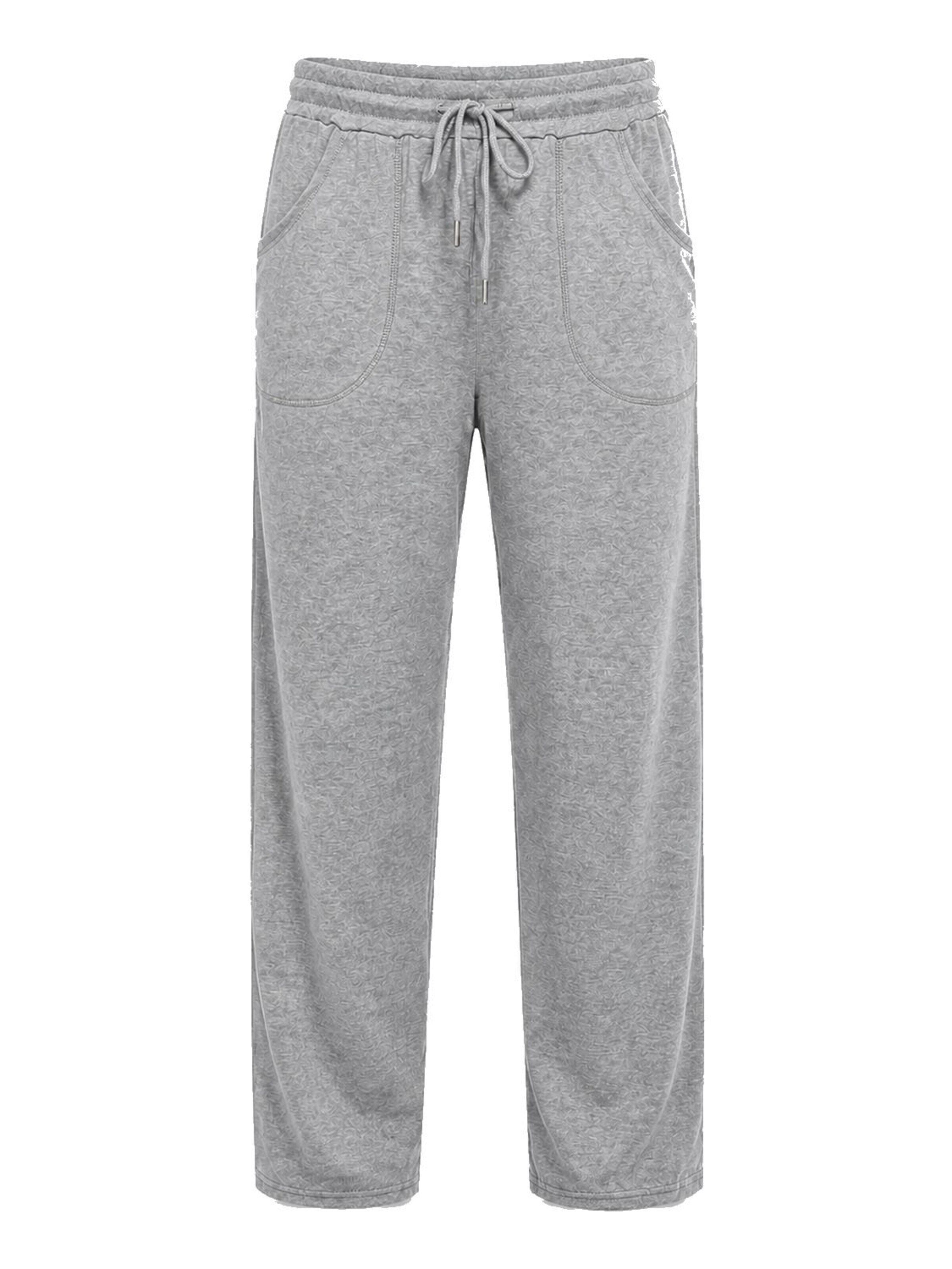 AOTTORI Regular Workout Pants in Grey: front