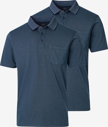 CASAMODA Shirt 'Basic' in Blue: front