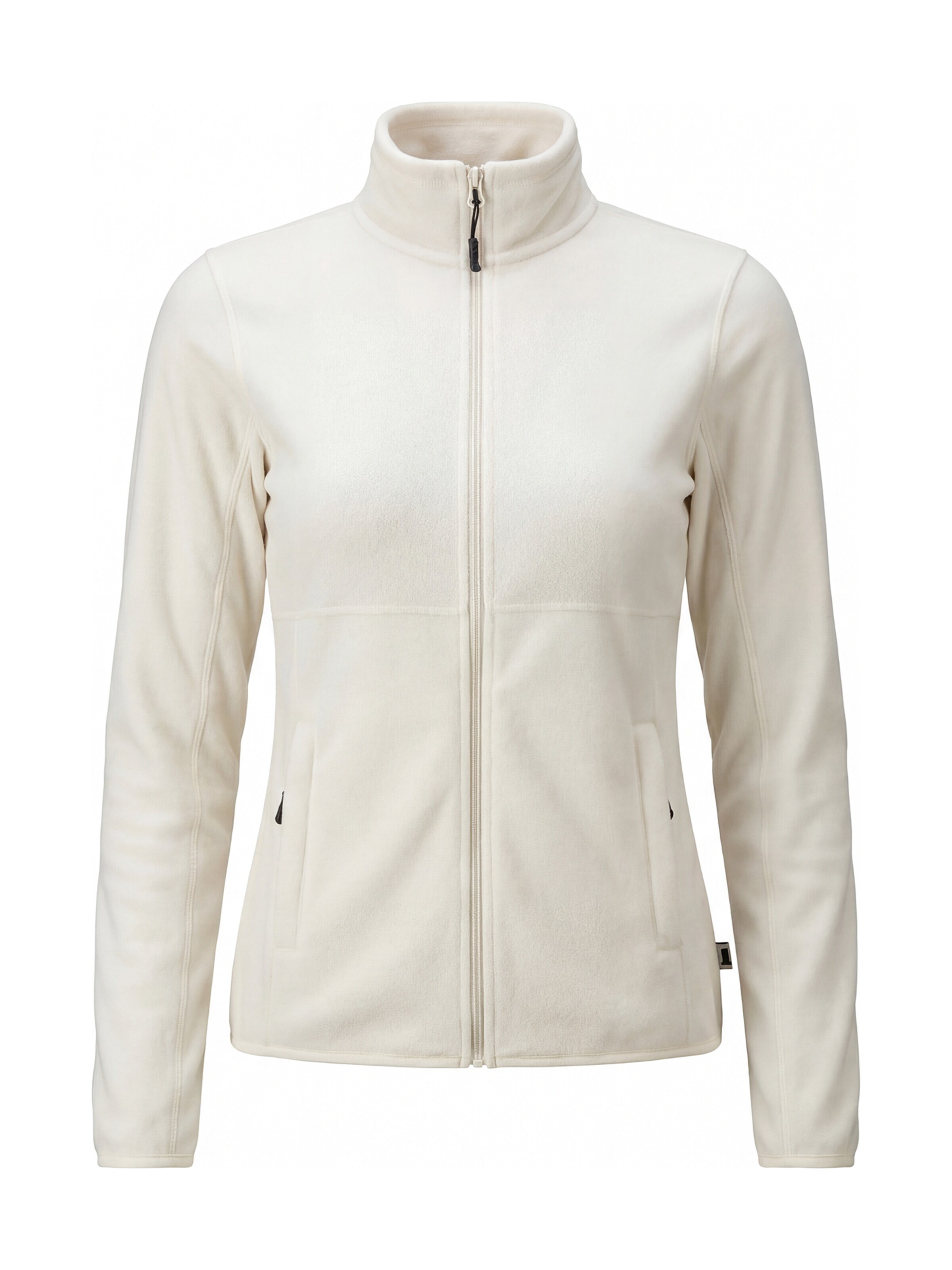Carrera Jeans Sweatjacke 'High Neck'‌ in Beige: Vorderseite