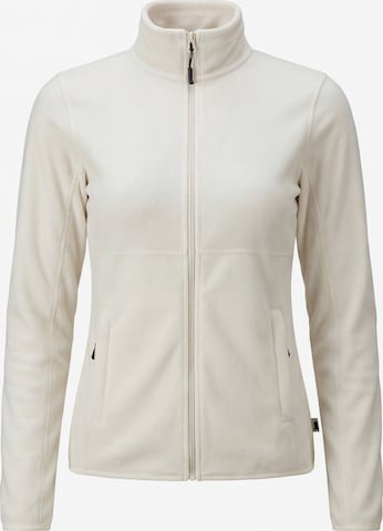 Carrera Jeans Sweatjacke 'High Neck' in Beige: Vorderseite