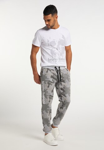 BRUNO BANANI Tapered Pants in Grey