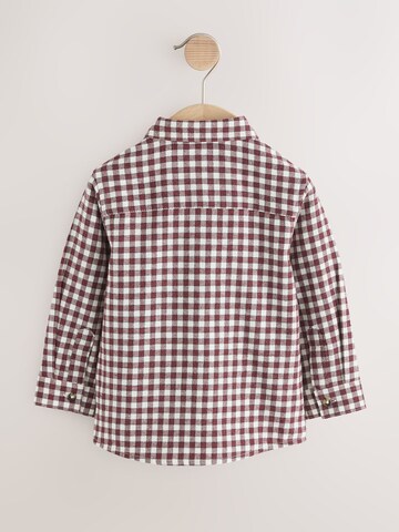 Next Regular fit Button up shirt in Red