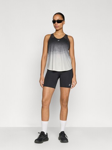 ASICS Sporttop 'ROAD FADE' in Zwart