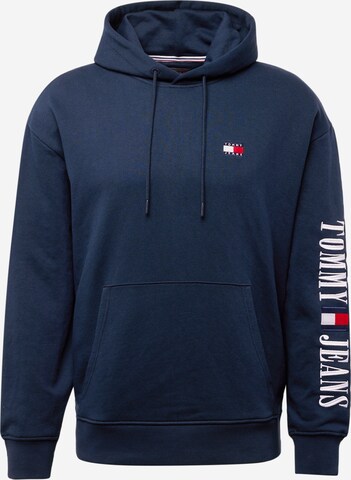 Tommy Jeans Sweatshirt in Blauw: voorkant