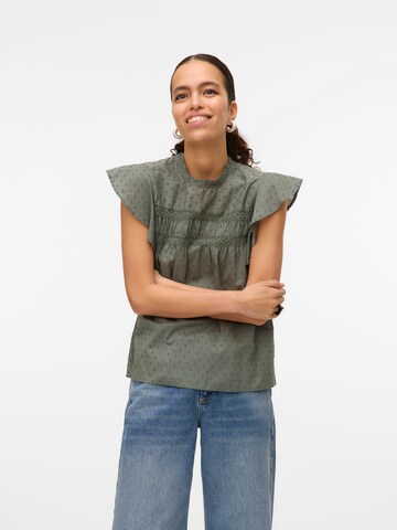 Camicia da donna 'VMTRINE' di VERO MODA in verde: frontale