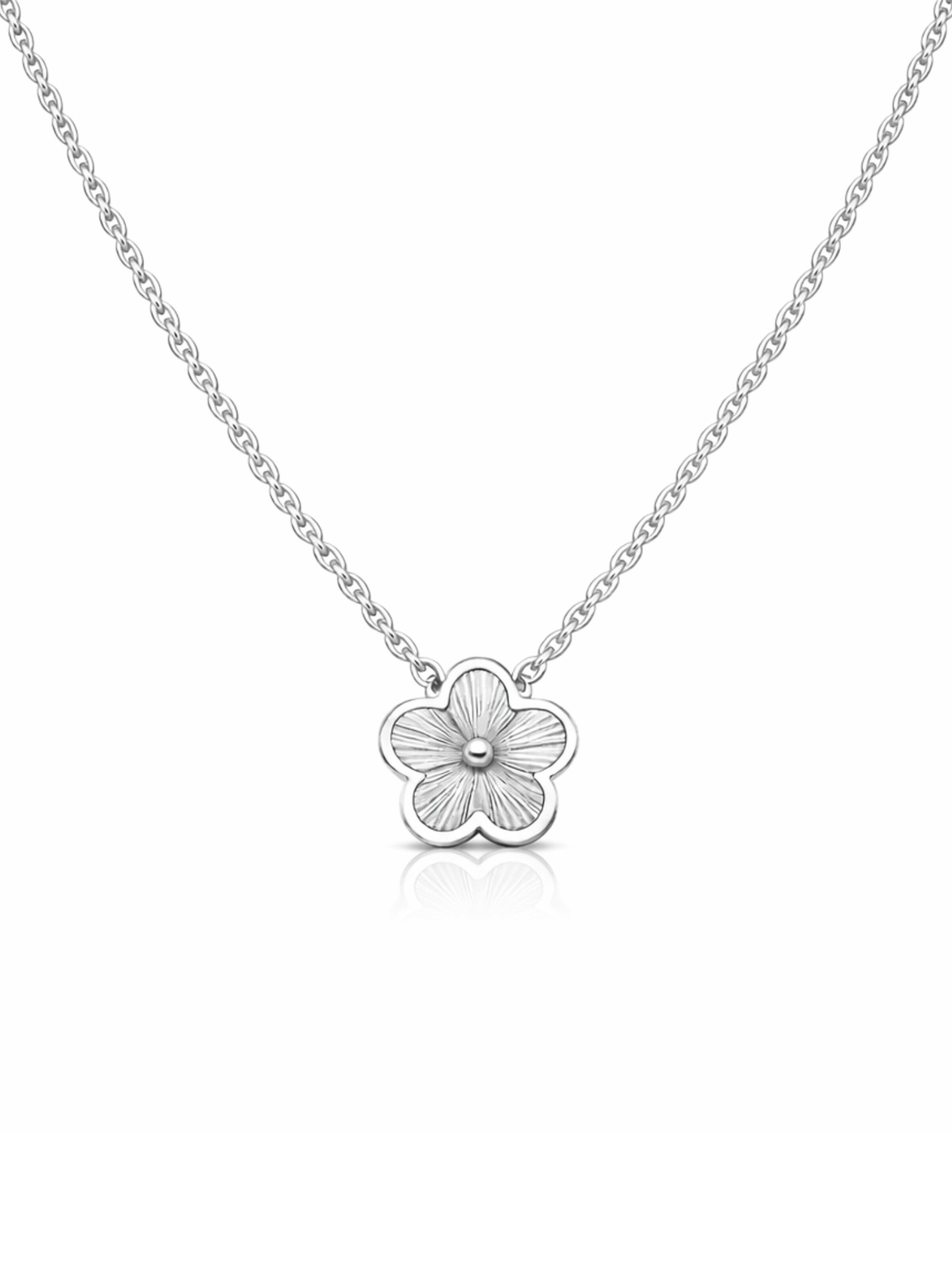 Pure Schmuck Kette 'Clover Bright'‌‌‌‌‌‌‌‌‌ in Silber